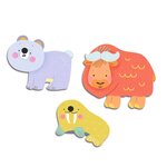 Djeco DJ00054 - Gommettes Animaux de la banquise