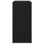 vidaXL Buffet Chêne noir 80 x 33 x 70 cm Bois d'ingénierie