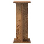 vidaXL Support de Plante 2 pc Bois ancien 25 x 25 5 x 60 5 cm