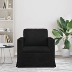 vidaXL Canapé Noir 78 x 78 x 80 cm Velours