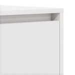 vidaXL Buffet Blanc 120x41x75 cm en bois d'ingénierie