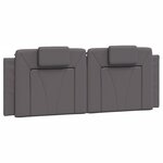 vidaXL Cadre de lit sans matelas gris 120x200 cm similicuir