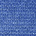 vidaXL Voile d'ombrage 160 g/m² rectangulaire bleu 6x8 m PEHD