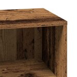 vidaXL Cabinet de salle de bain avec porte Bois ancien 80 x 33 x 60 cm