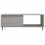 vidaXL Table basse Sonoma gris 90x50x36 5 cm Bois d'ingénierie