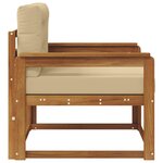 vidaXL Sofa de milieu extérieur Naturel