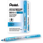 Surligneur Handy-Line S Rétractable/Rechargeable bleu clair x 12 PENTEL