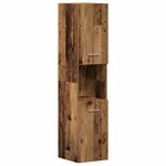 vidaXL Ensemble de meubles de salle de bain 4 Pièces Bois Ancien