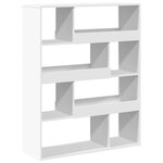 vidaXL Bibliothèque blanc 100x33x125 5 cm bois d'ingénierie