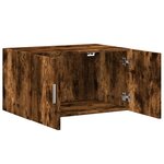 vidaXL Armoire murale chêne fumé 70x42 5x40 cm bois d'ingénierie
