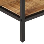 vidaXL Table basse 100x50x35 cm bois de manguier massif brut