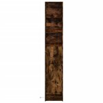 vidaXL Buffet avec LED chêne fumé 36x32 5x200 cm bois d'ingénierie
