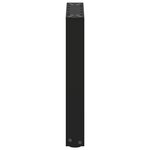 vidaXL Pieds de table basse en U 2 pièces Noir 38 x (42-43) cm Acier