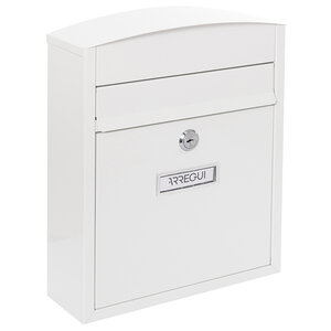 Boîte aux Lettres en Acier  Compact E5731  Anti-pluie  Blanc