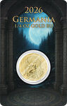 Monnaie GERMANIA Queen on the Throne 1/4 Oz Or 30 Mark Germania 2026 (PRÉCOMMANDE)
