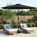 vidaXL Parasol de jardin avec lampes LED 300 x 300 cm Polyester