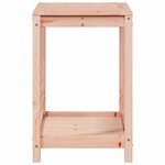vidaXL Table de rempotage et étagère 82 5x50x75 cm bois massif douglas