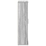 vidaXL Meuble de salle de bain avec porte-rouleau sonoma gris