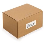 Caisse carton brune simple cannelure montage instantané fermeture adhésive raja 31x23x16 cm (lot de 20)