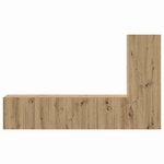 vidaXL Ensemble meuble TV 3 Pièces chêne artisanal 60 x 30 x 30 cm