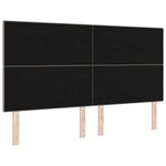 vidaXL Tête de lit LED avec des lumières à LED Taupe 180 cm Polyester