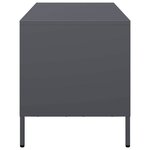 vidaXL Meuble TV anthracite 101 5x39x43 5 cm acier laminé à froid