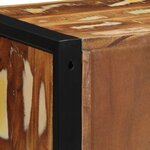 vidaXL Table de chevet multicolore 40x35x40 cm bois de récupération