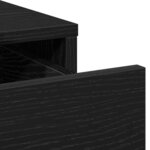 vidaXL Buffet Chêne noir 40 x 40.5 x 75 cm Bois d'ingénierie