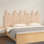 vidaXL Tête de lit murale 166x3x80 cm Bois massif de pin