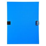 Chemise À Sangle Dos Extensible Avec Rabat En Pied Et Boucle À Coulisseau Cranté - Polypropylène - Couleurs Assorties - X 10 - Exacompta