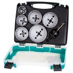 Wolfcraft ensemble scie cloche 7 pièces electricity 40-86 mm 5423000