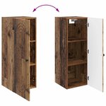 vidaXL Armoire Murale Bois ancien 33 x 34 5 x 90 cm Bois d'ingénierie