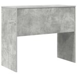 vidaXL Bureau Gris béton 90 x 40 x 76 cm