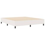 vidaXL Lit à ressorts Crème 180 x 200 cm Tissu en velours côtelé