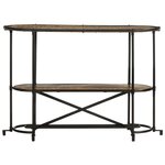 vidaXL Table console 110x42x76 cm bois massif de récupération