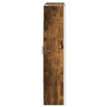 vidaXL Armoire Miroir de Salle de Bain Chêne fumé 73.5 x 15.5 x 70 cm