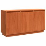 vidaXL Buffet Marron 111 x 34 x 60 cm Bois de pin massif