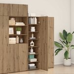 vidaXL Haut Armoire Chêne artisanal 45 x 42 5 x 185 cm