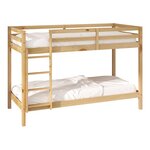 Lit superposé Jip naturel + matelas