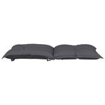 vidaXL Coussins de chaise de jardin à dossier bas lot de 6 anthracite