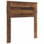 vidaXL Tête de lit Bois Ancien 90 cm Bois d'ingénierie