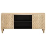 vidaXL Meuble TV 105x33x46 cm Bois massif de manguier