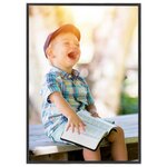 vidaXL Collage de cadres photo 3 Pièces de table Noir 18x24 cm MDF