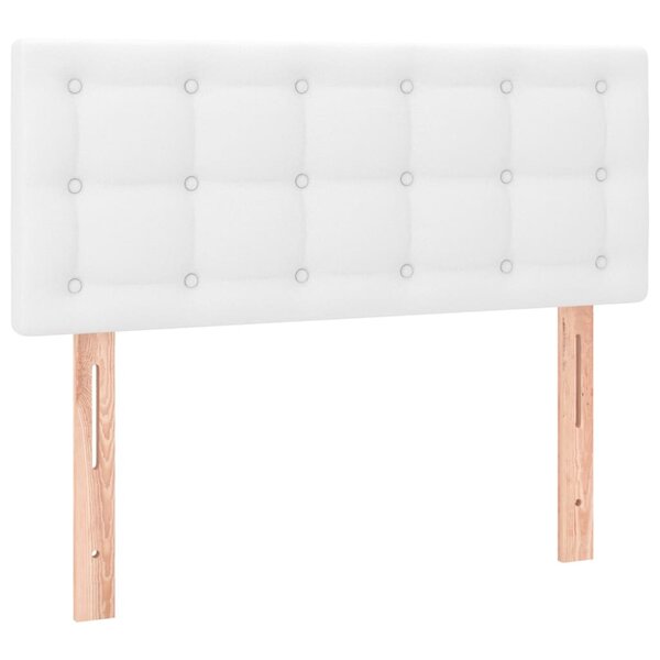 vidaXL Tête de lit Blanc 100x5x78/88 cm Similicuir