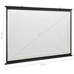 Vidaxl écran de projection 63" 1:1
