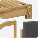vidaXL Ensemble de canapés d'extérieur 8 pc Blanc et anthracite