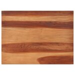 vidaXL Dessus de table bois massif d'acacia 25-27 mm 60x80 cm