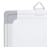 vidaXL Tableau blanc magnétique 100x60x1 7 cm aluminium