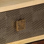 vidaXL Meuble TV 120x30x40 cm Bois massif de manguier