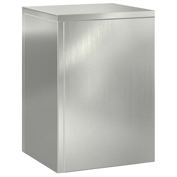 vidaXL Supports pour plantes 3 Pièces Argent 24 x 24 x 75 cm